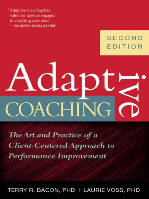Title details for Adaptive Coaching by Terry  R. Bacon - Available